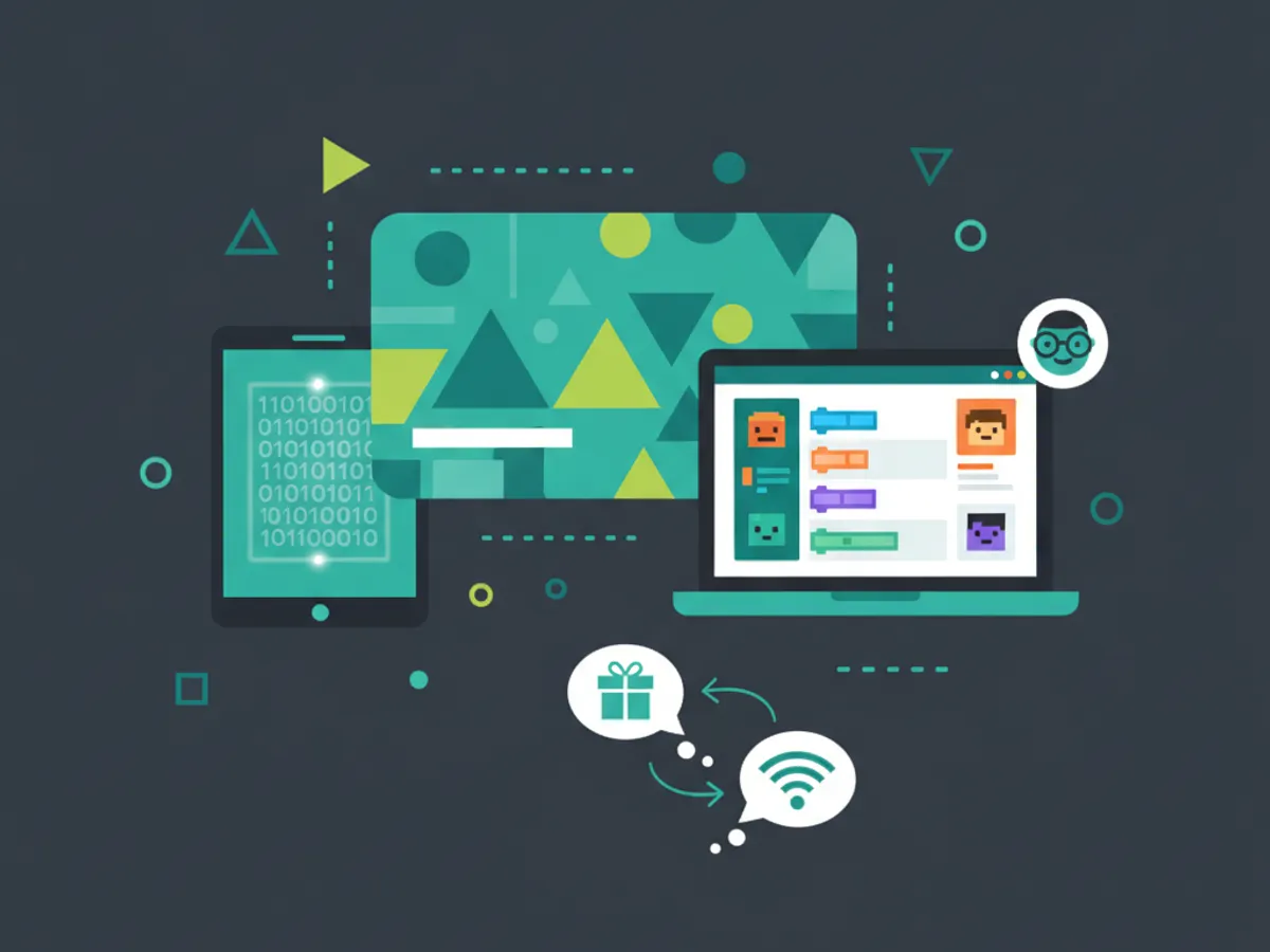birthday gift for kids who like computers — How to Present a Digital Gift at a Birthday Party (illustration)