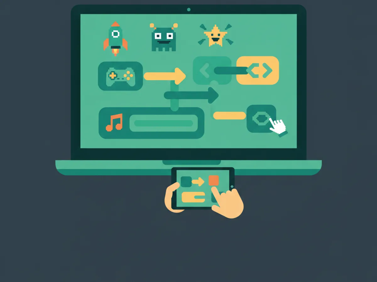 coding classes for kids — What Kids Actually Build in Coding Classes (illustration)