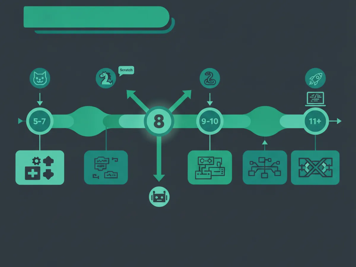 coding for 8 year olds — Why Age 8 Is the Transition Year (illustration)