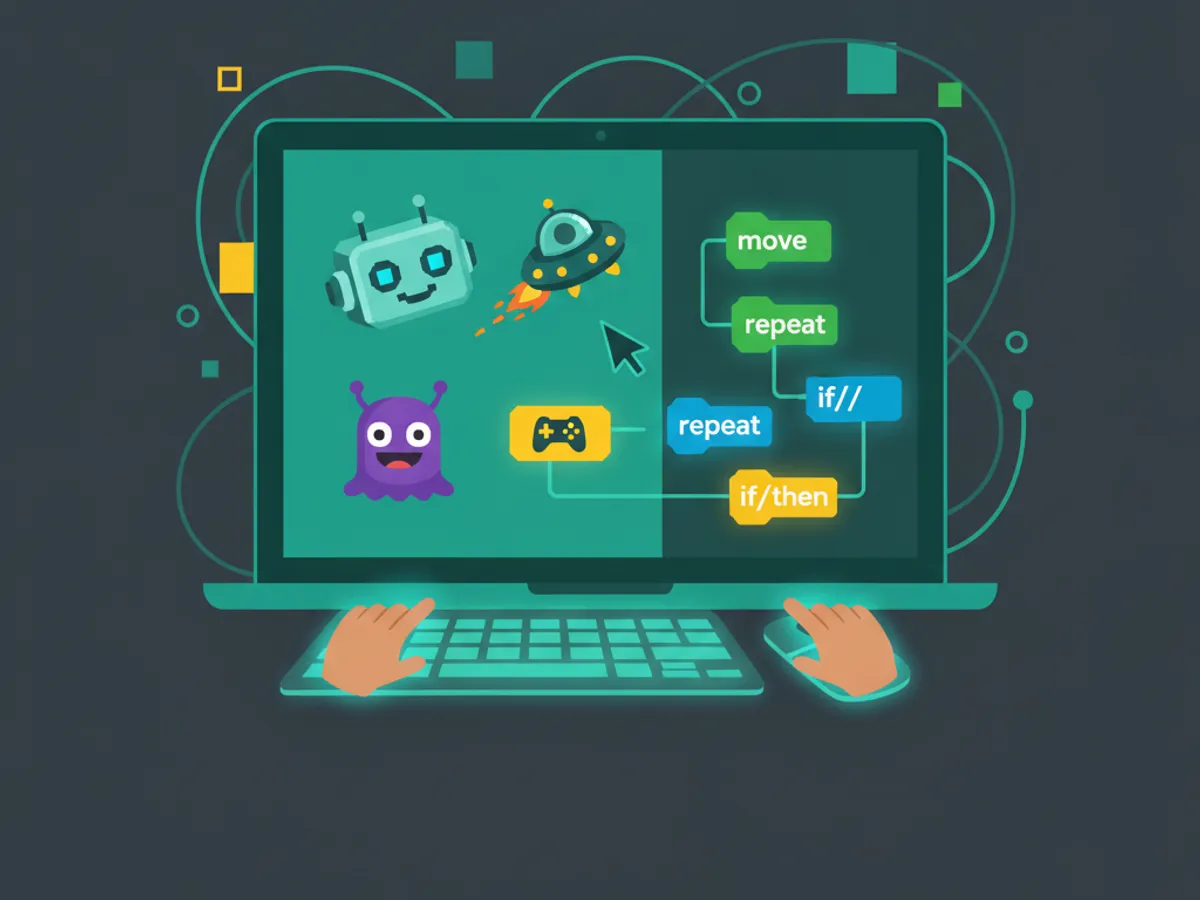 coding for 8 year olds — What 8-Year-Olds Build: Real Project Examples (illustration)