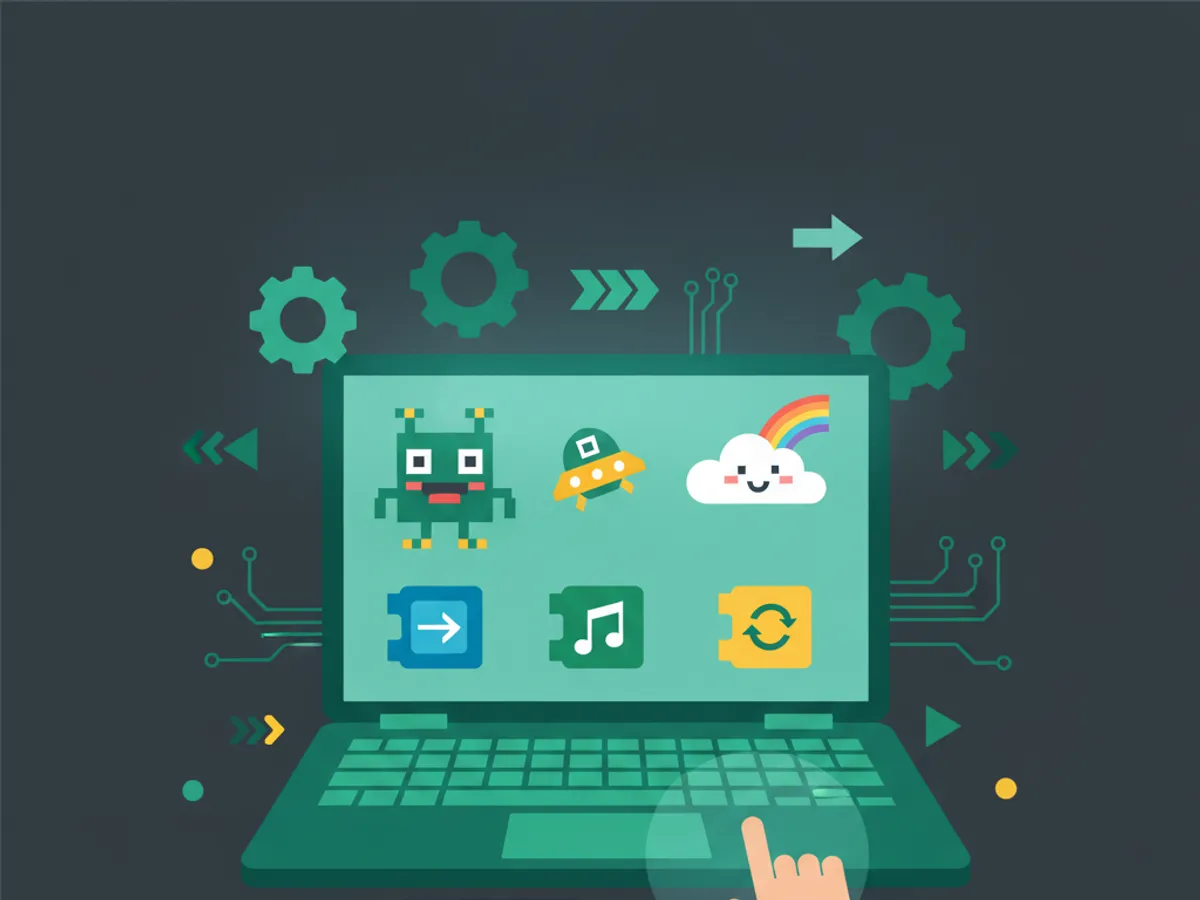 coding for 9 year olds — What a 9-Year-Old Actually Builds (illustration)