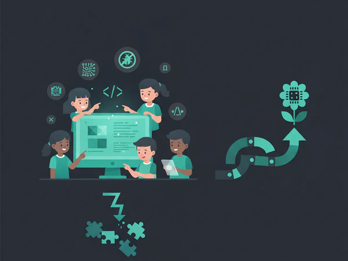 coding for girls — Why Most "Girls in STEM" Programs Underperform (illustration)
