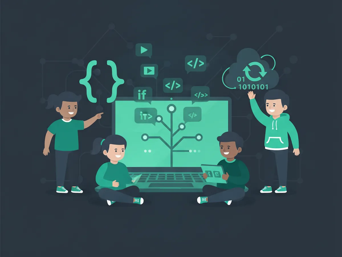coding for girls — How Parents Can Make a Difference (illustration)