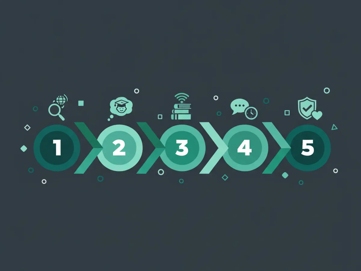 online arabic classes for kids — How to Choose: A 5-Step Framework for Parents (illustration)