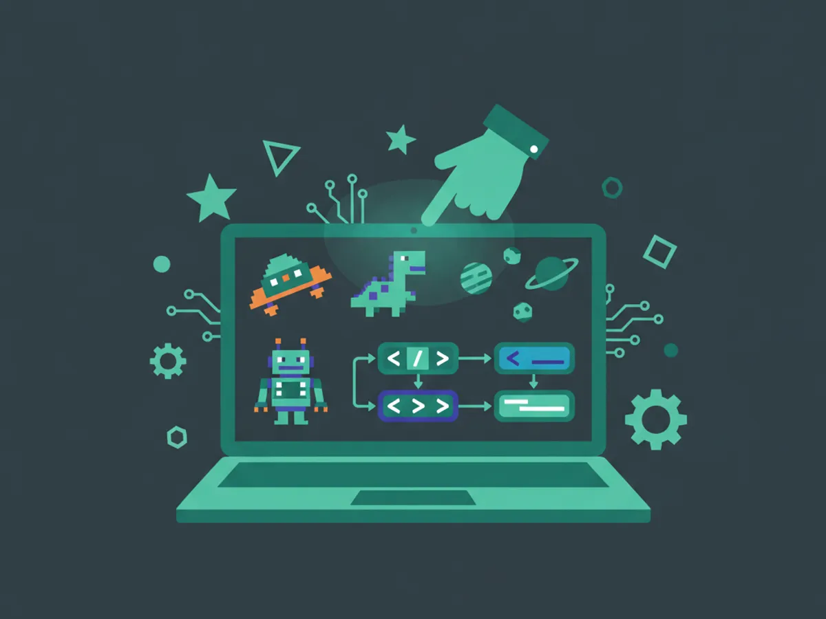 Python for kids — What Kids Can Build with Python (illustration)