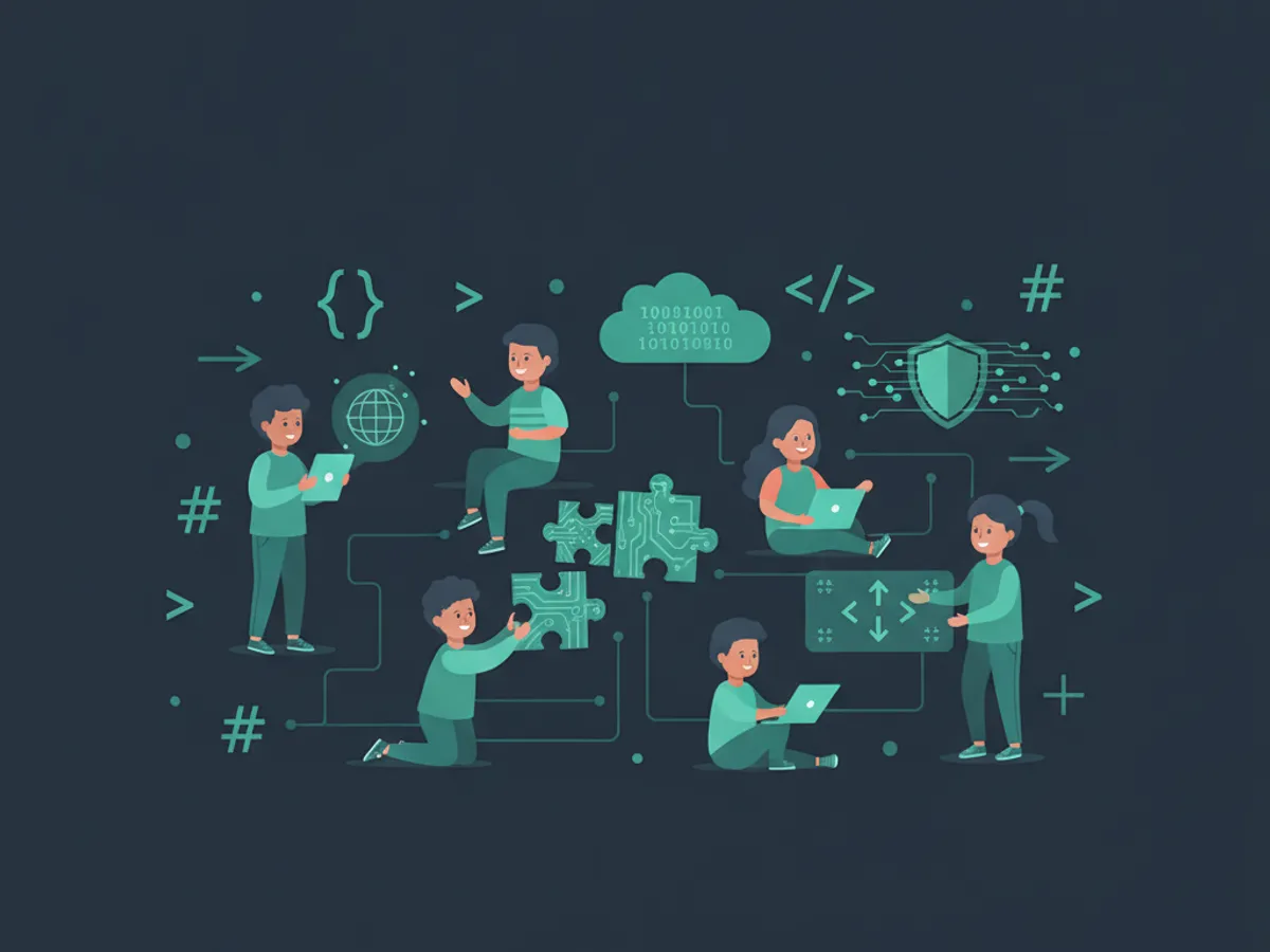 digital citizenship for kids — Five Digital Citizenship Skills Kids Learn Through Coding (illustration)