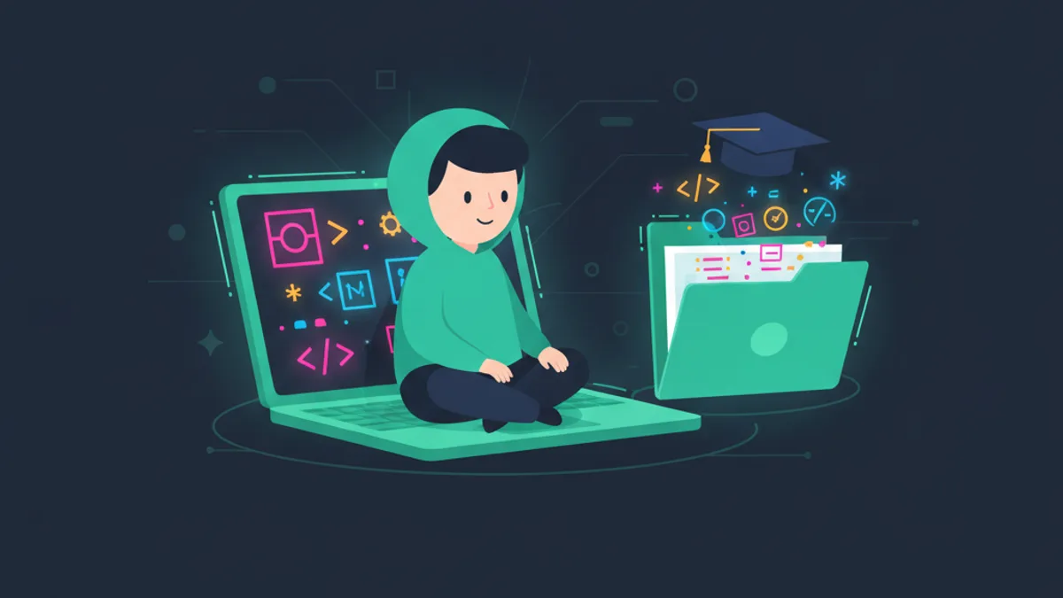 kids coding portfolio — Why Every Kid Needs a Coding Portfolio in 2026 (KidsCode Gift blog hero illustration)