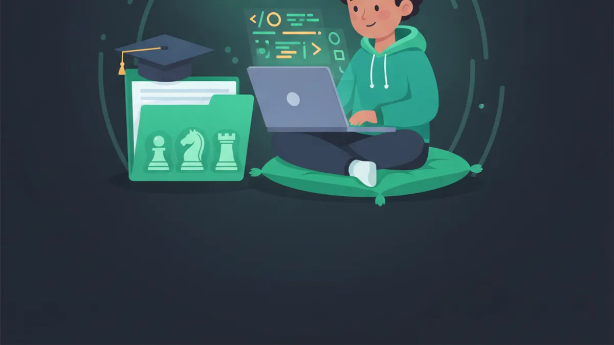online chess classes for kids — Online Chess Classes for Kids 2026 Live + AI-Assisted Logic Training (KidsCode Gift blog hero illustration)